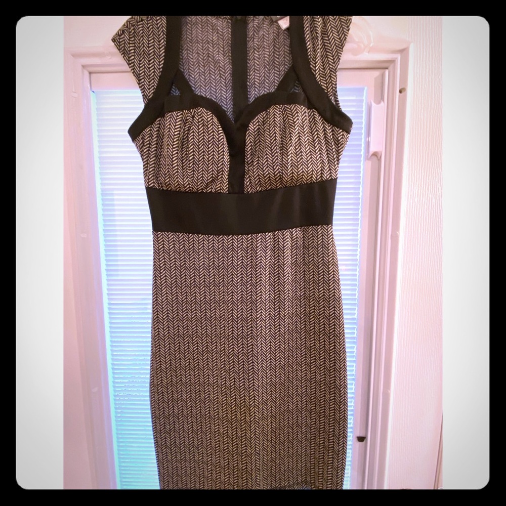 Very detailed body con dress